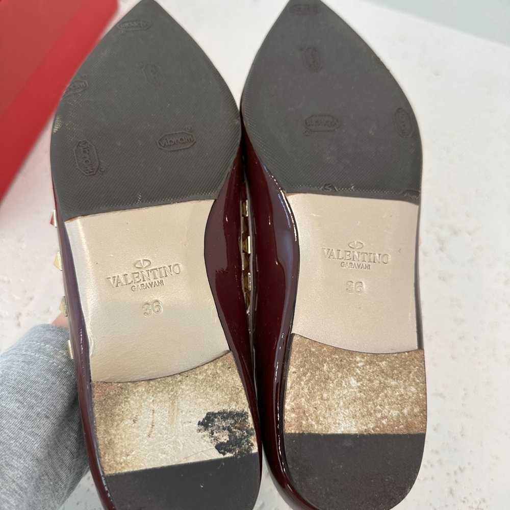 VALENTINO ROCKSTUD FLATS - Picture 14 of 15